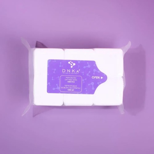 DNKa Perforowane Waciki Bezpyłowe chusteczki do manicure 5x5cm 1000szt
