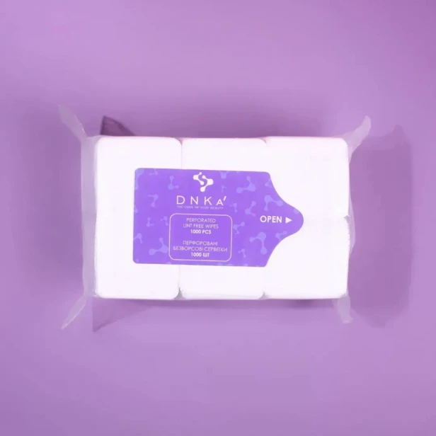DNKa Perforowane Waciki Bezpyłowe chusteczki do manicure 5x5cm 1000szt