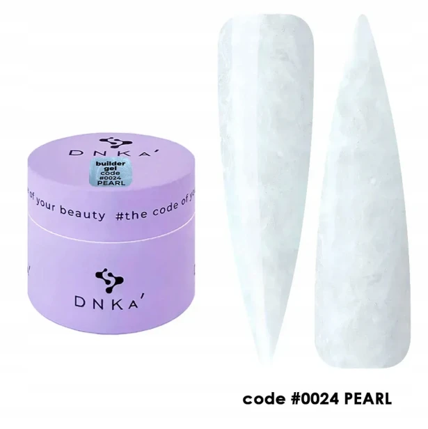 DNKa Żel budujący do paznokci Perłowy Biały Builder Gel #0024 PEARL 15ml