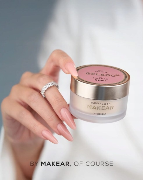 MAKEAR Żel budujący Gel&Go Up GU07 CARAMEL 15ml