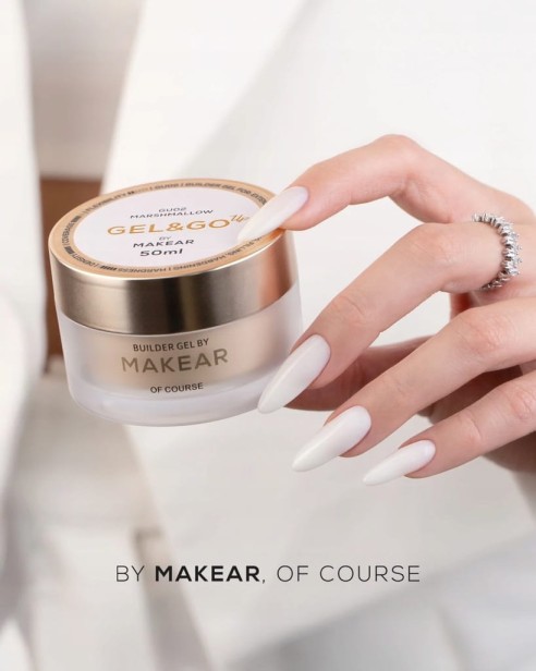 MAKEAR Żel budujący Gel&Go Up GU02 Marshmallow 15ml