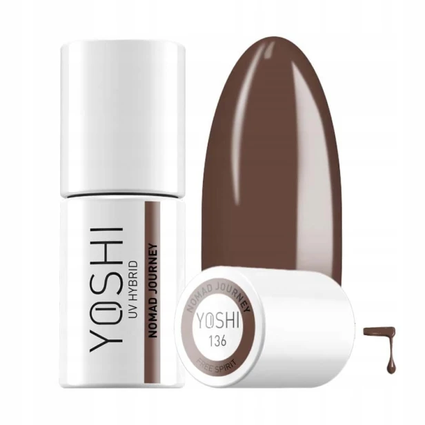 Yoshi Lakier Hybrydowy 136 Nomad Journey 6ml Free Spirit