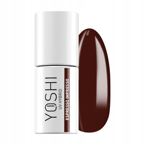 Yoshi Lakier Hybrydowy UV/LED Hybrid 6 ml - 328 Espresso Impresso