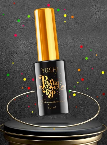 YOSHI Party Top z drobinkami No Wipe 10ml