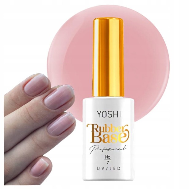 Yoshi Baza Kauczukowa Rubber Base UV/LED Hybrid 10 ml - No.10
