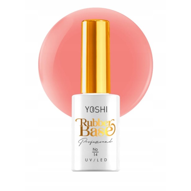 Yoshi Baza Kauczukowa Rubber Base UV/LED Hybrid 10 ml - No.14