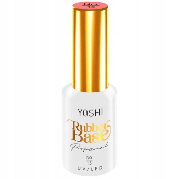 Yoshi Baza Kauczukowa Rubber Base UV/LED Hybrid 10 ml - No.15