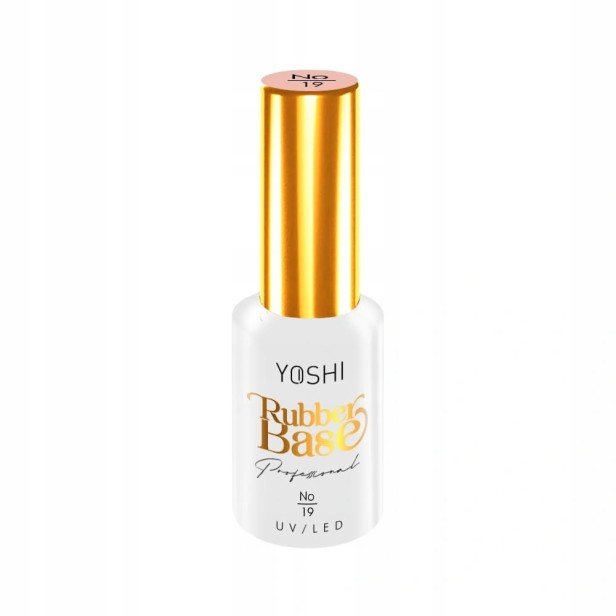Yoshi Baza Kauczukowa Rubber Base UV/LED Hybrid 10 ml - No.19