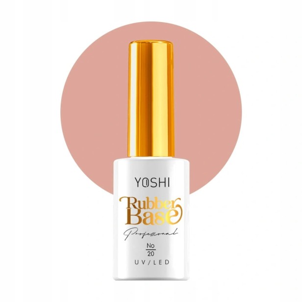 Yoshi Baza Kauczukowa Rubber Base UV/LED Hybrid 10 ml - No.20