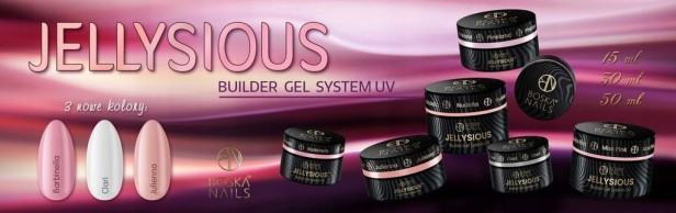 Boska Nails CLARI Żel Budujący UV do paznokci Galaretka Jellysious 5ml