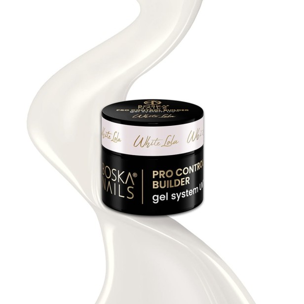 Boska Nails WHITE LOLA Żel Budujący UV do paznokci Pro Control Builder 5ml