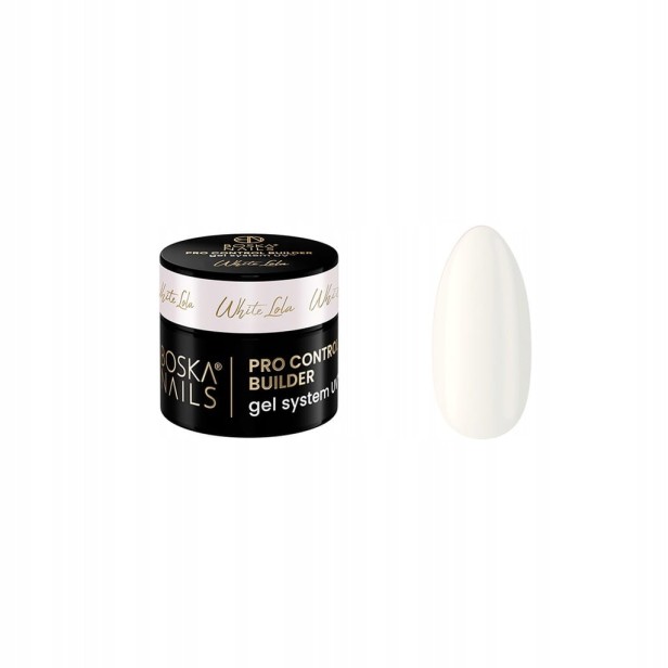 Boska Nails WHITE LOLA Żel Budujący UV do paznokci Pro Control Builder 5ml