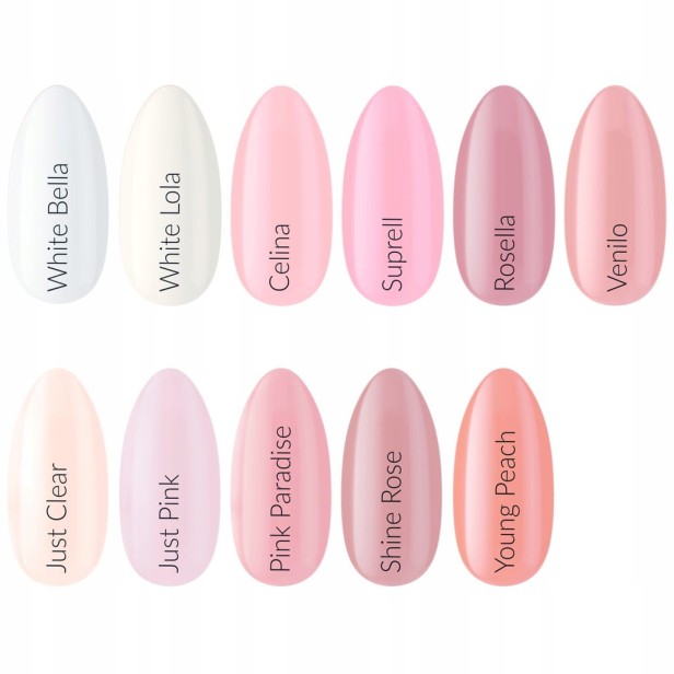 Boska Nails WHITE LOLA Żel Budujący UV do paznokci Pro Control Builder 5ml