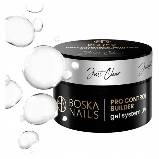 Boska Nails JUST CLEAR Żel Budujący UV do paznokci Pro Control Builder 5ml
