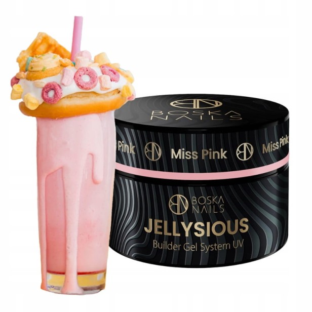Boska Nails Miss Pink Żel Galaretka Jellysious Builder Gel 15ml