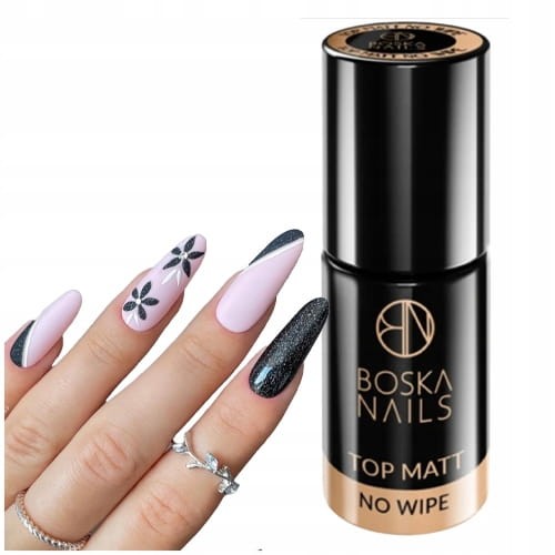 Boska Nails TOP No Wipe bezbarwny wysoki połysk 6ml