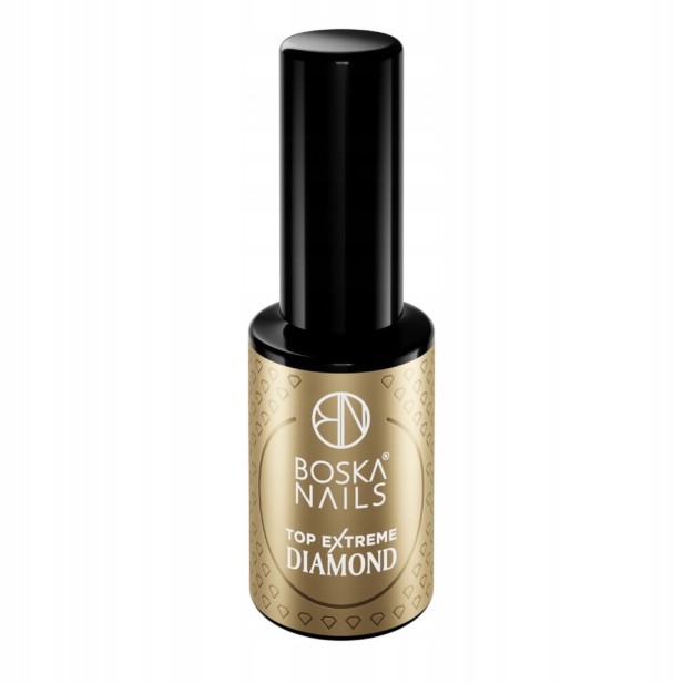 Boska Nails Top Extreme Diamond No Wipe diamentowy Top Coat 10ml