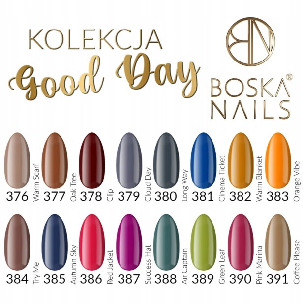 Boska Nails Warm Scarf 376 Lakier Hybrydowy 6ml