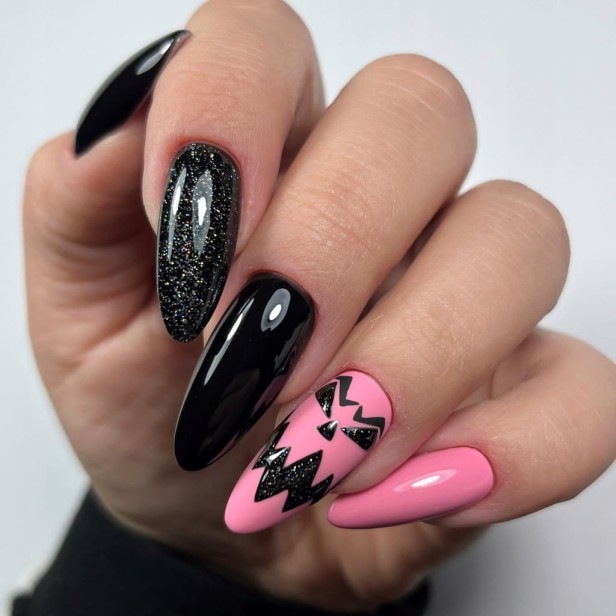 Boska Nails Lakier Hybrydowy Divine Black Hell no 302 6 ml