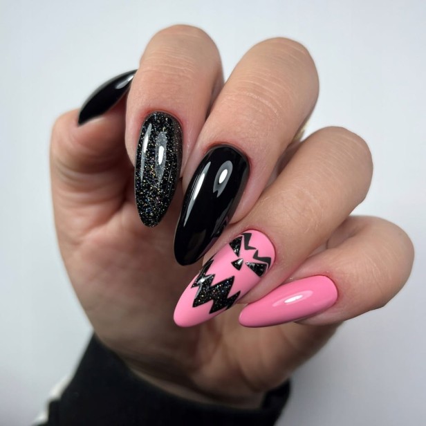 Boska Nails Lakier Hybrydowy Divine Black Hell no 302 6 ml