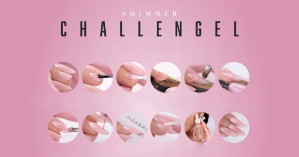 Makear Żel Budujący Challengel HG11 Milky Shimmer 15ml