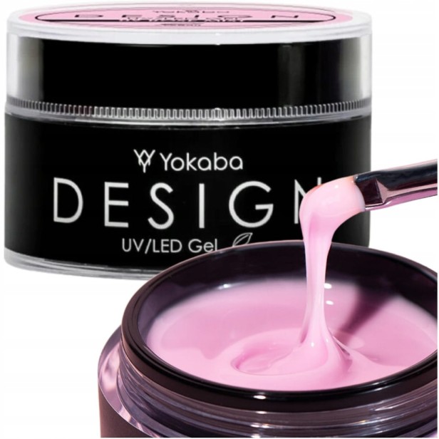 Yokaba 09 ROSE MIST Żel budujący do paznokci DESIGN UV/LED GEL 50 ML