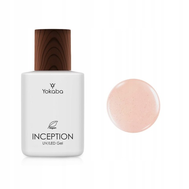 Yokaba INCEPTION 03 SOFT PINK Budujący żel w butelce do paznokci 30ml