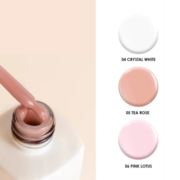 Yokaba INCEPTION 05 Tea Rose Budujący Żel w butelce do paznokci 30ml